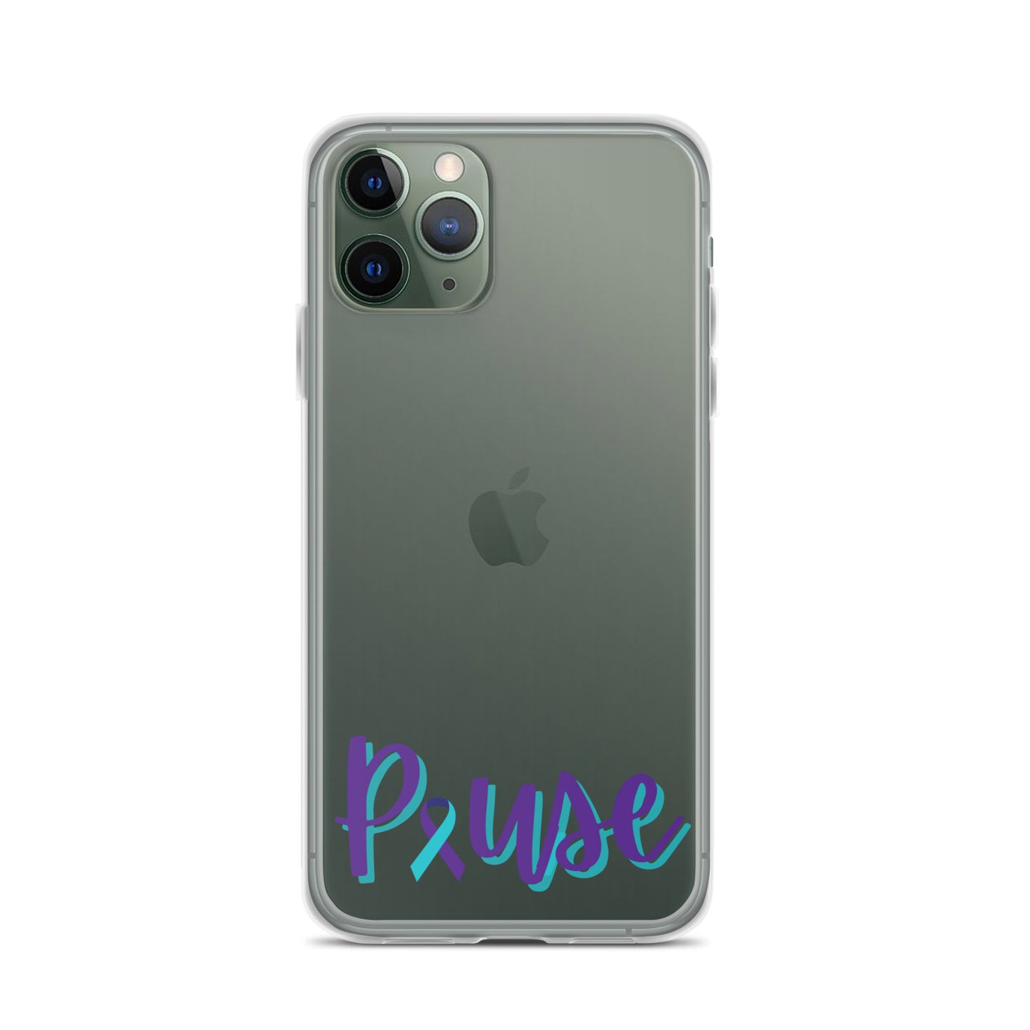 Pause Clear iPhone Case