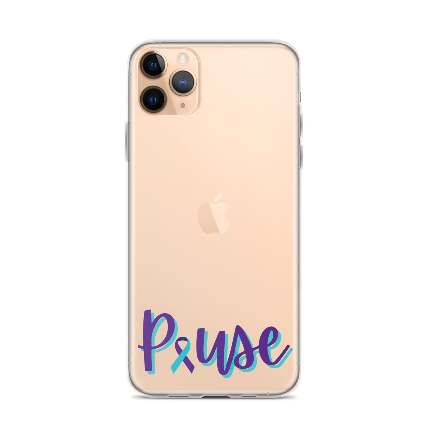 Pause Clear iPhone Case