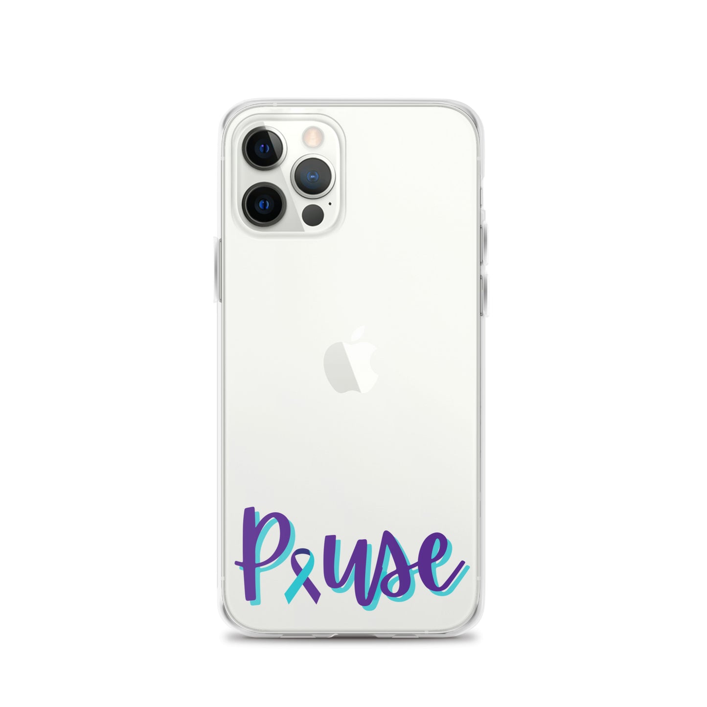 Pause Clear iPhone Case