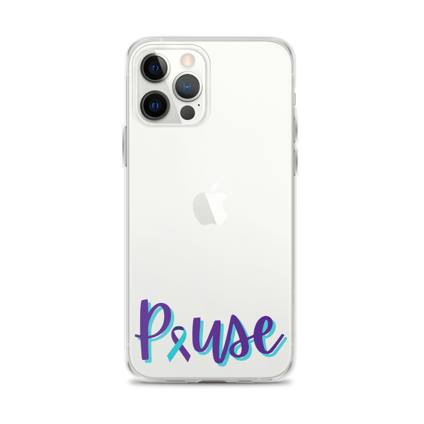 Pause Clear iPhone Case