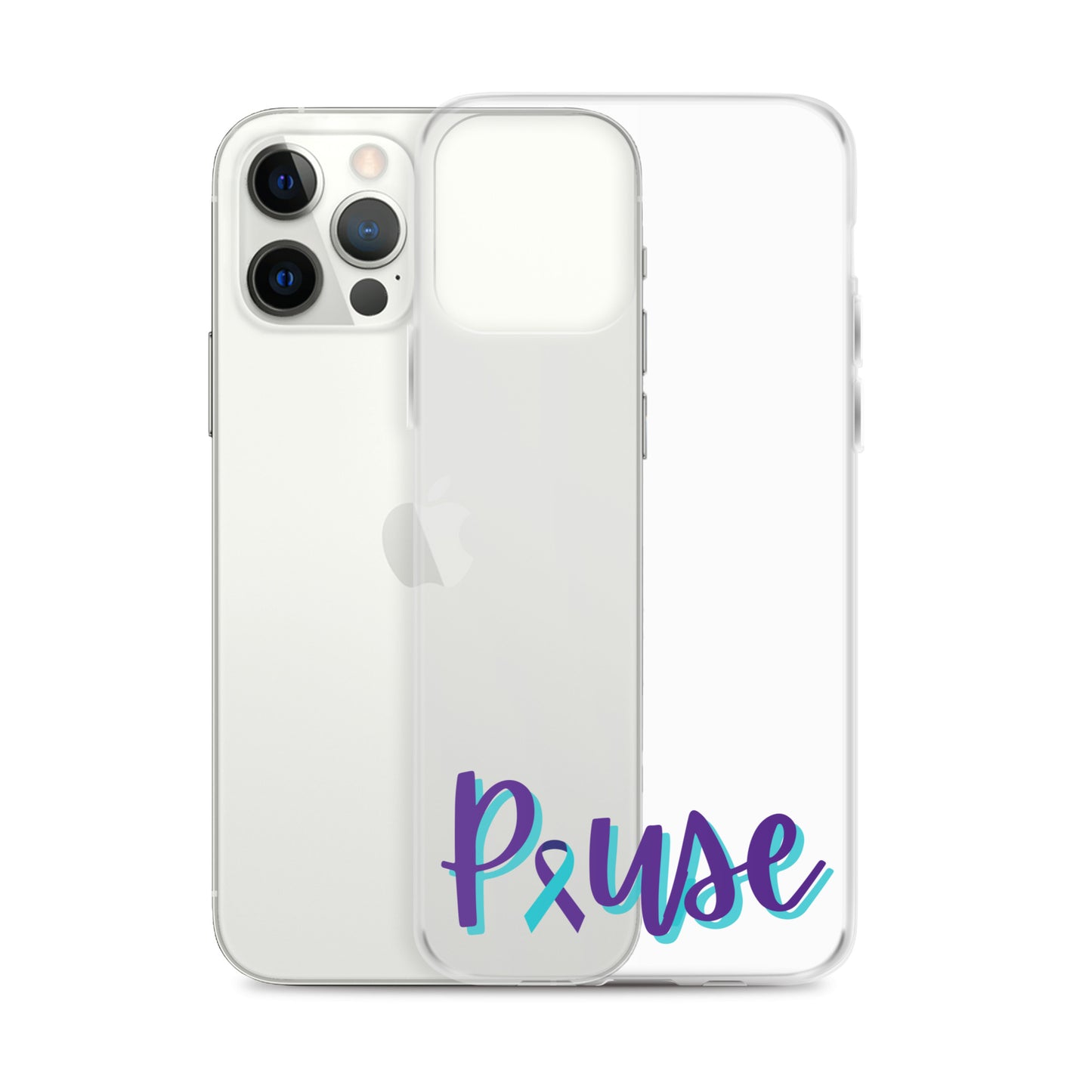 Pause Clear iPhone Case