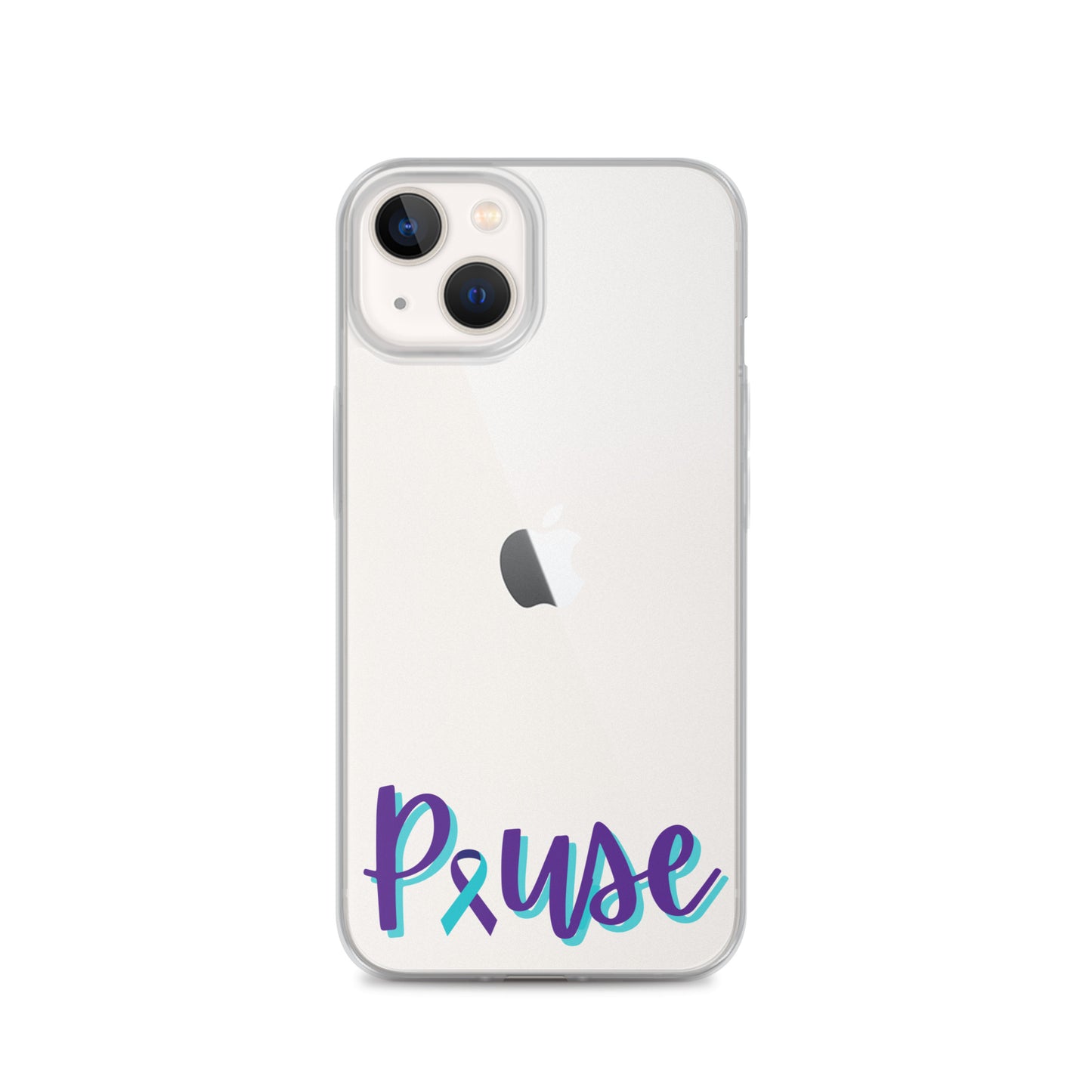 Pause Clear iPhone Case
