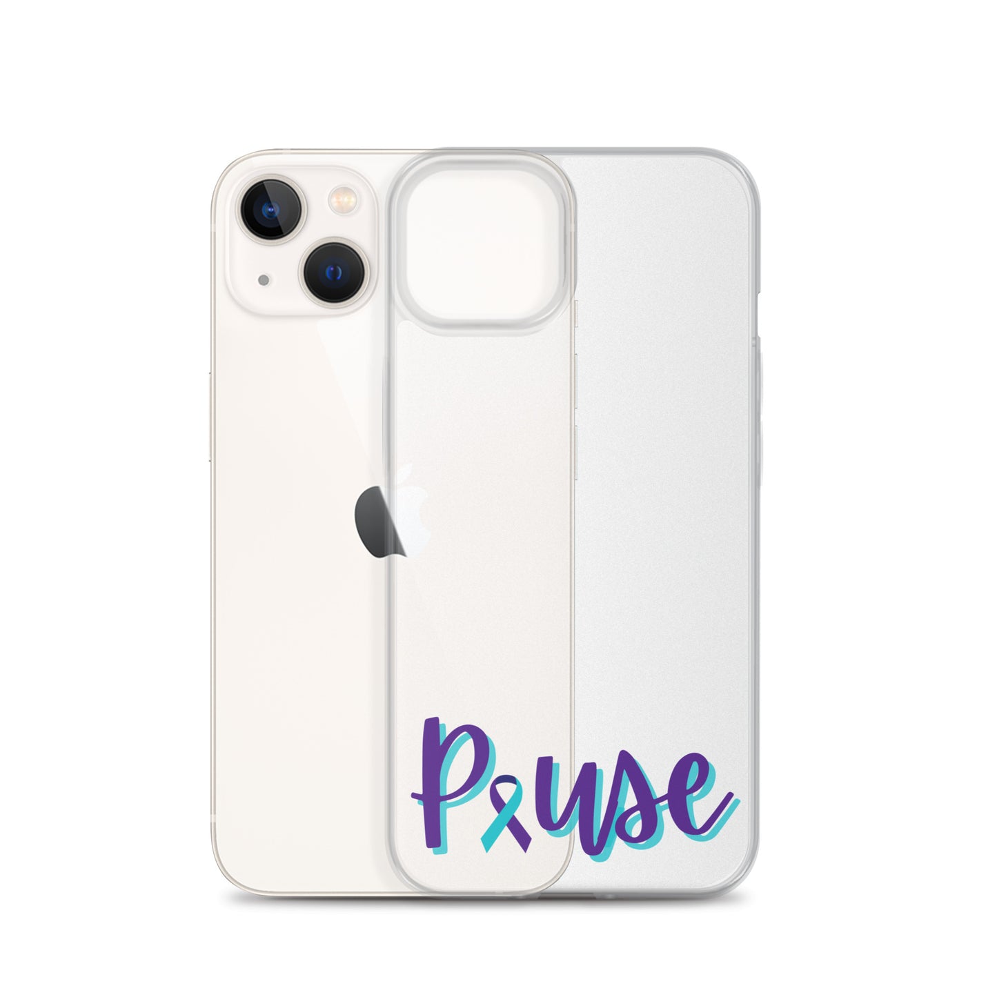 Pause Clear iPhone Case