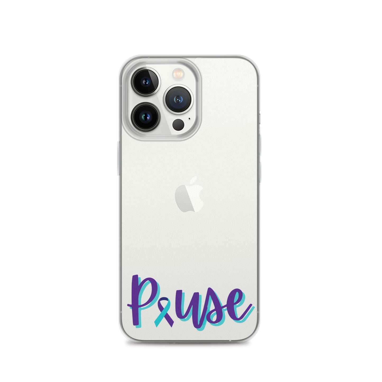 Pause Clear iPhone Case