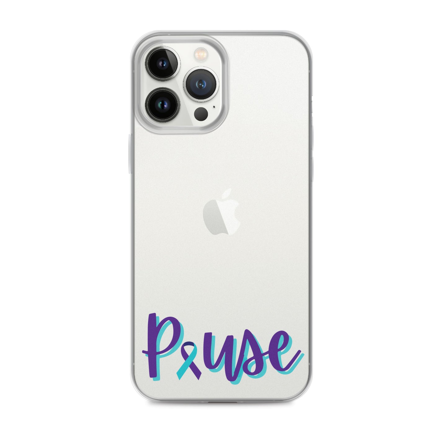 Pause Clear iPhone Case