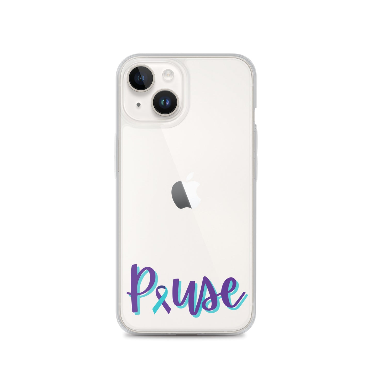Pause Clear iPhone Case