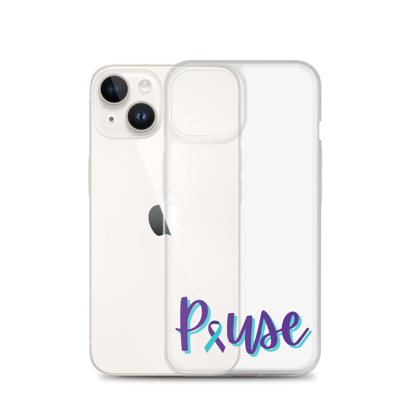 Pause Clear iPhone Case