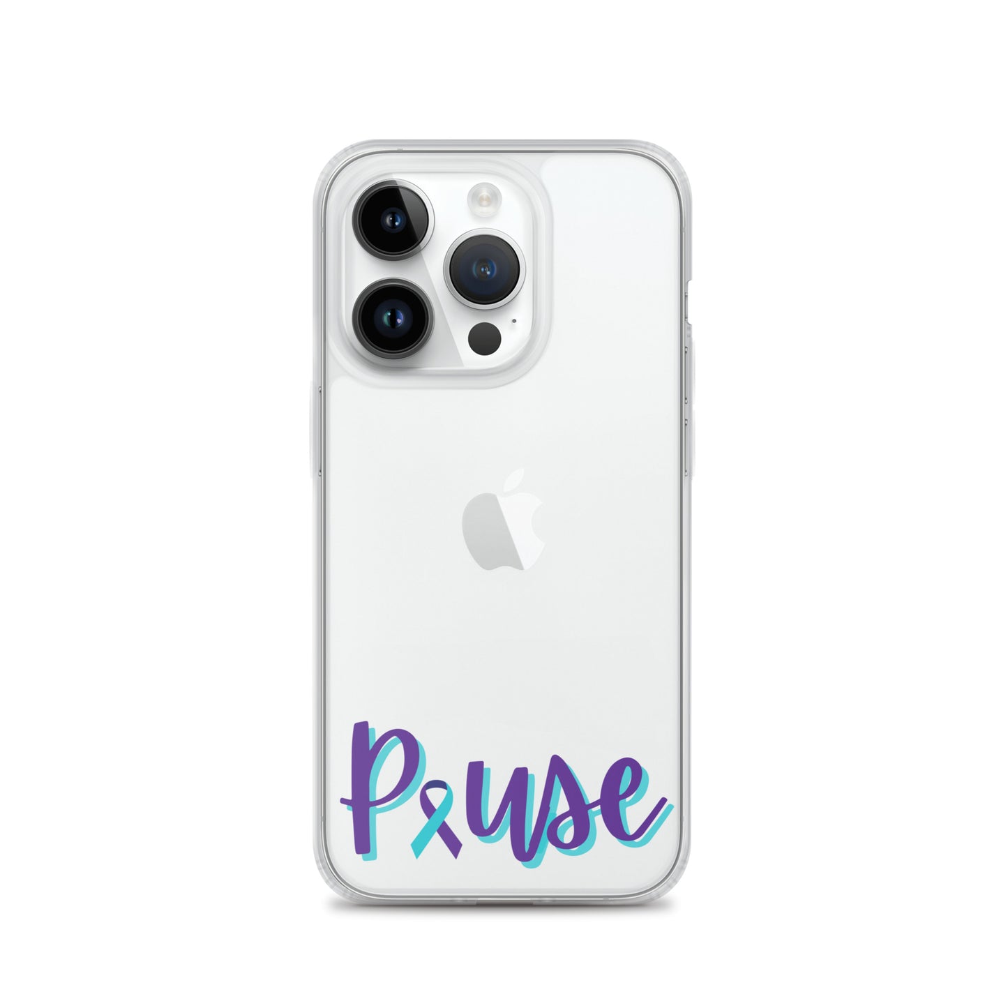 Pause Clear iPhone Case