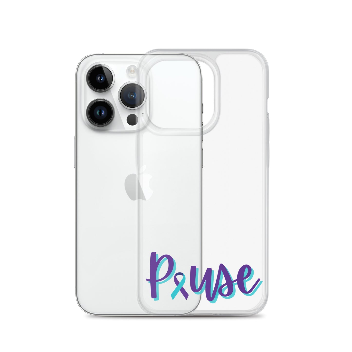 Pause Clear iPhone Case