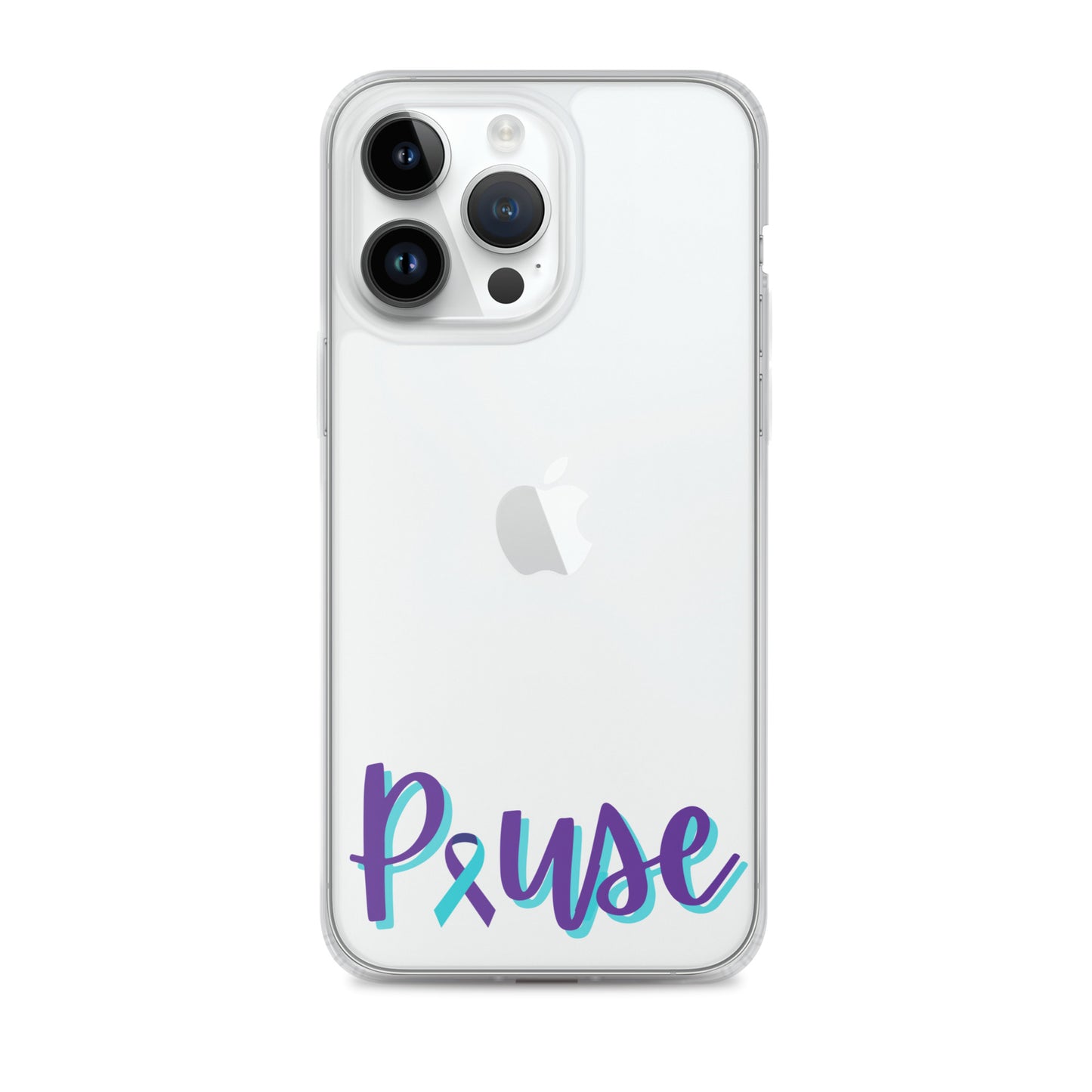 Pause Clear iPhone Case