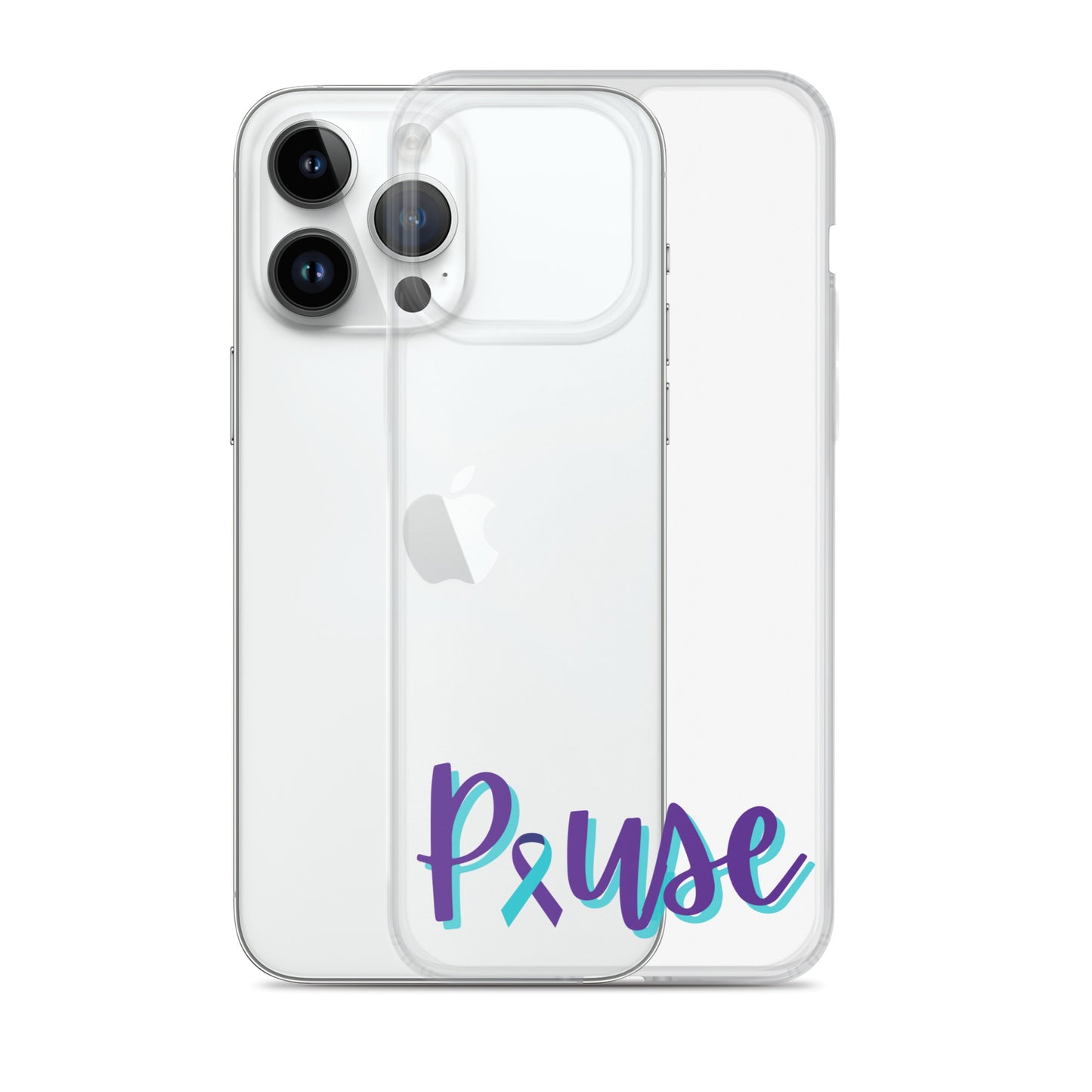 Pause Clear iPhone Case