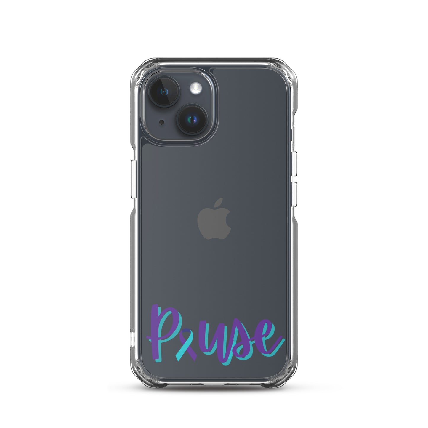 Pause Clear iPhone Case