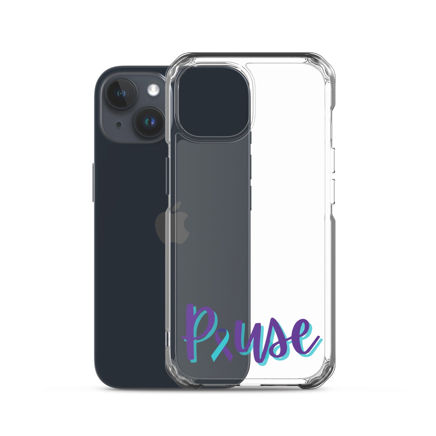 Pause Clear iPhone Case