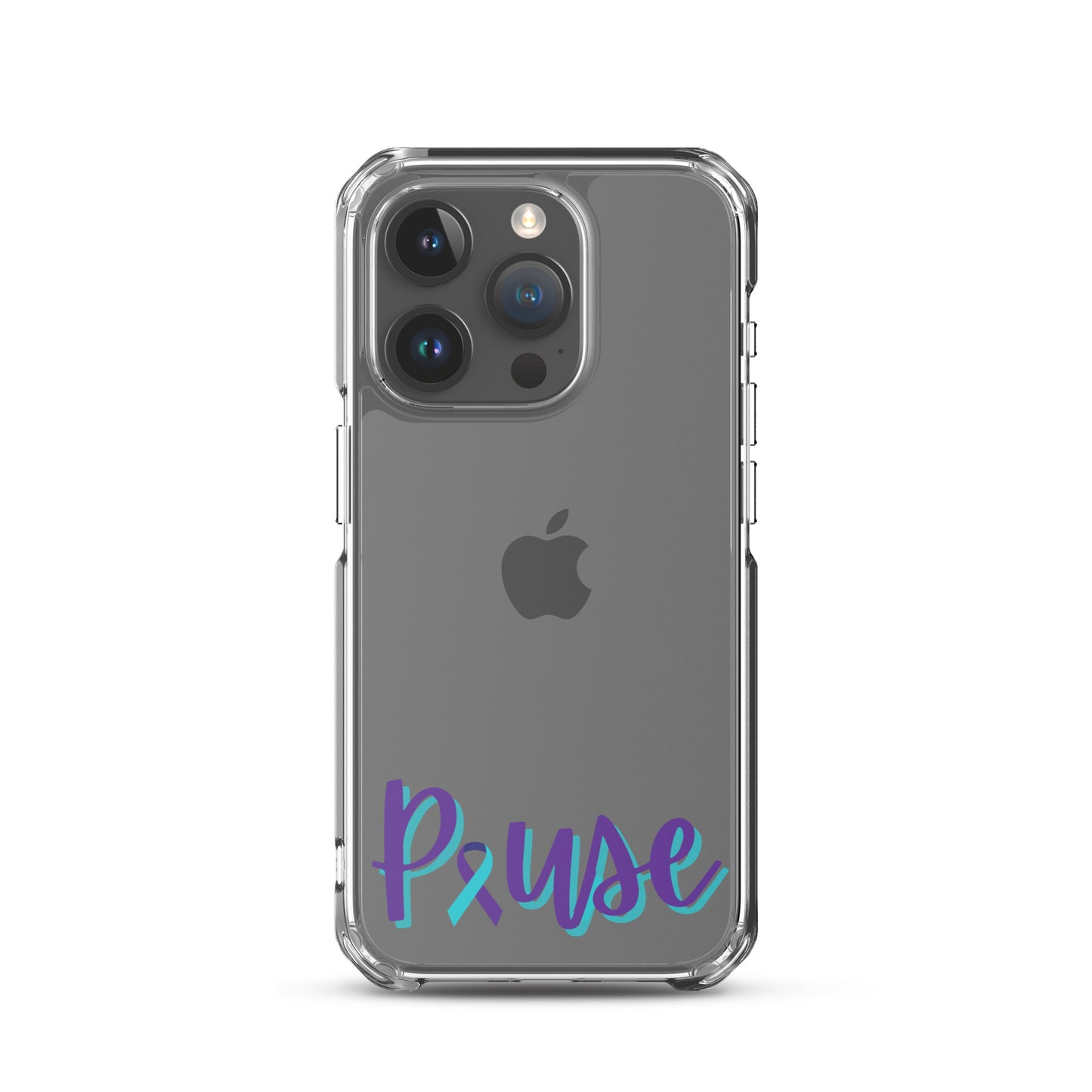 Pause Clear iPhone Case