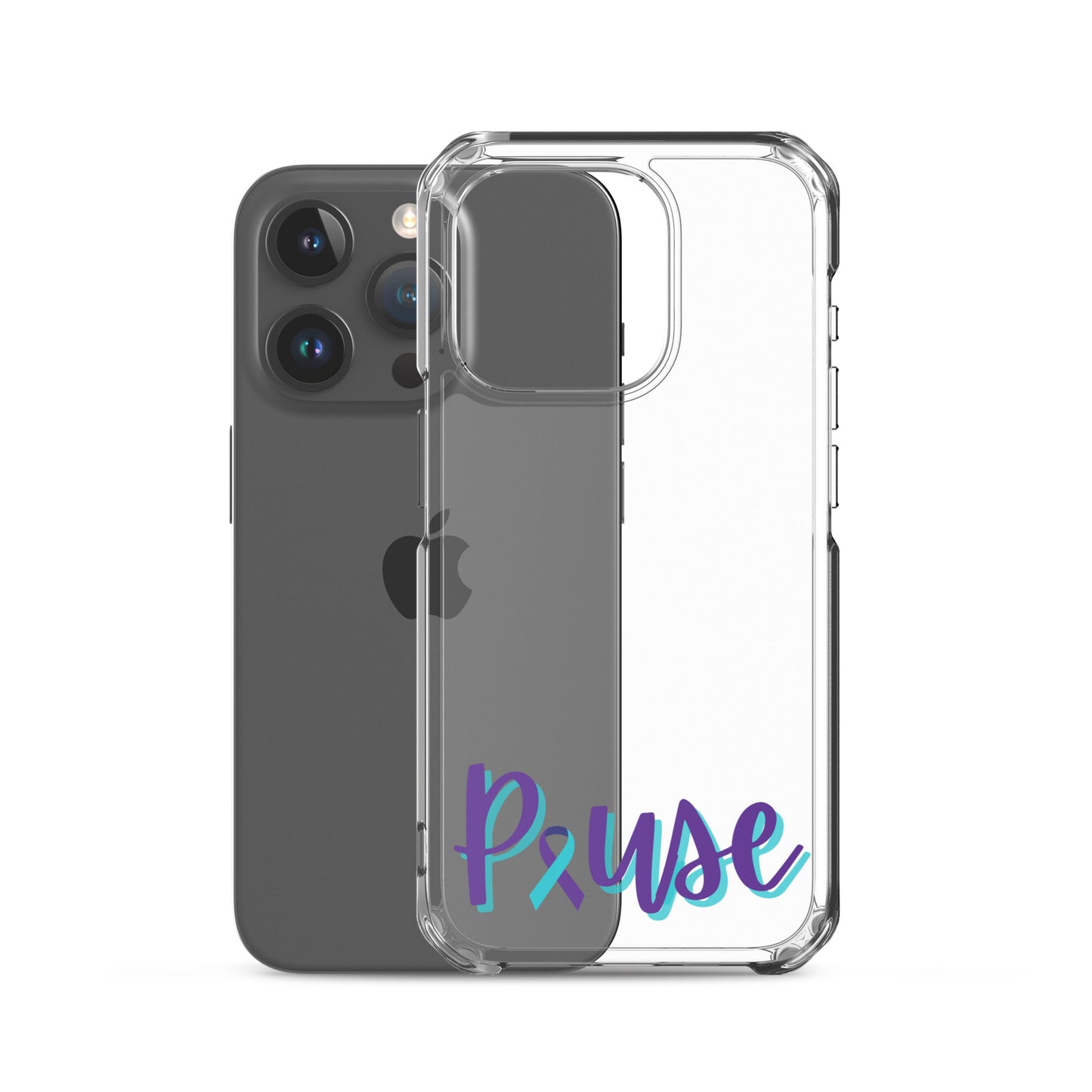 Pause Clear iPhone Case