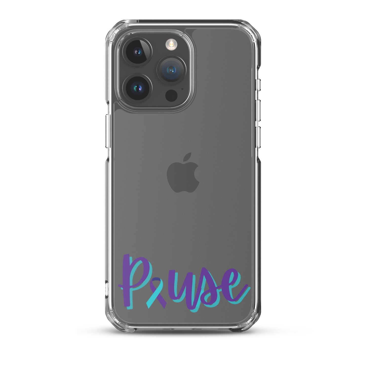 Pause Clear iPhone Case