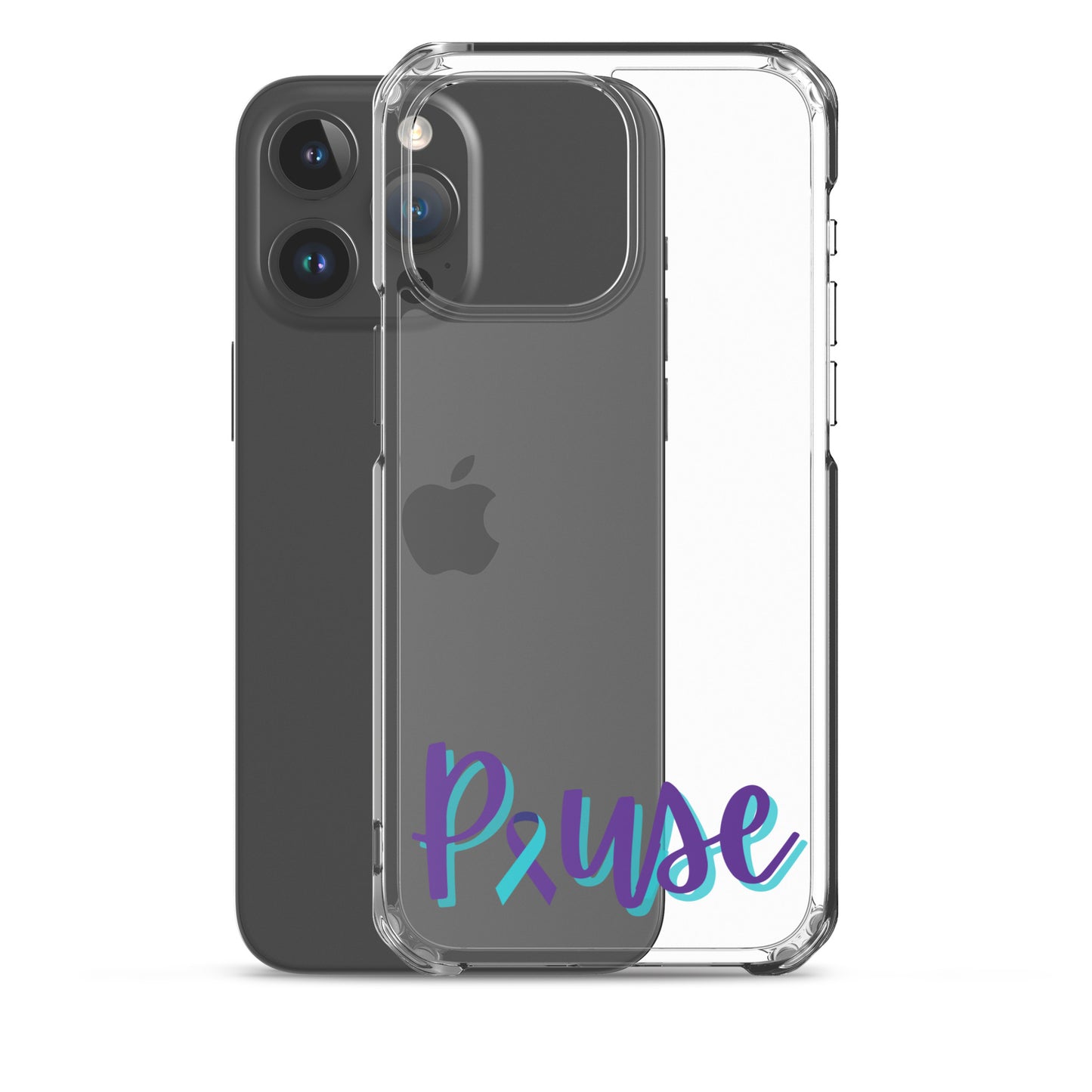 Pause Clear iPhone Case