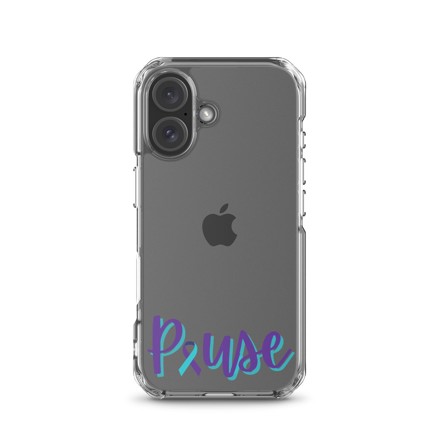 Pause Clear iPhone Case