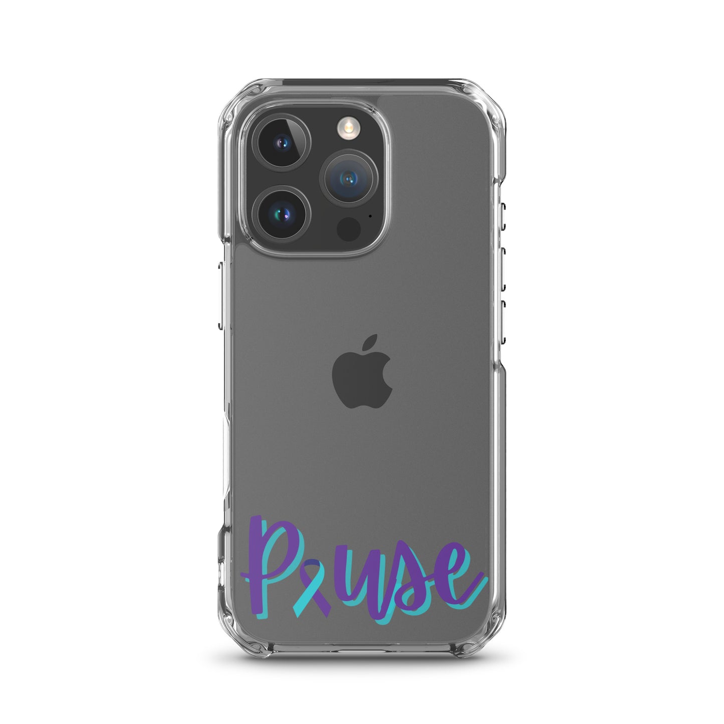 Pause Clear iPhone Case