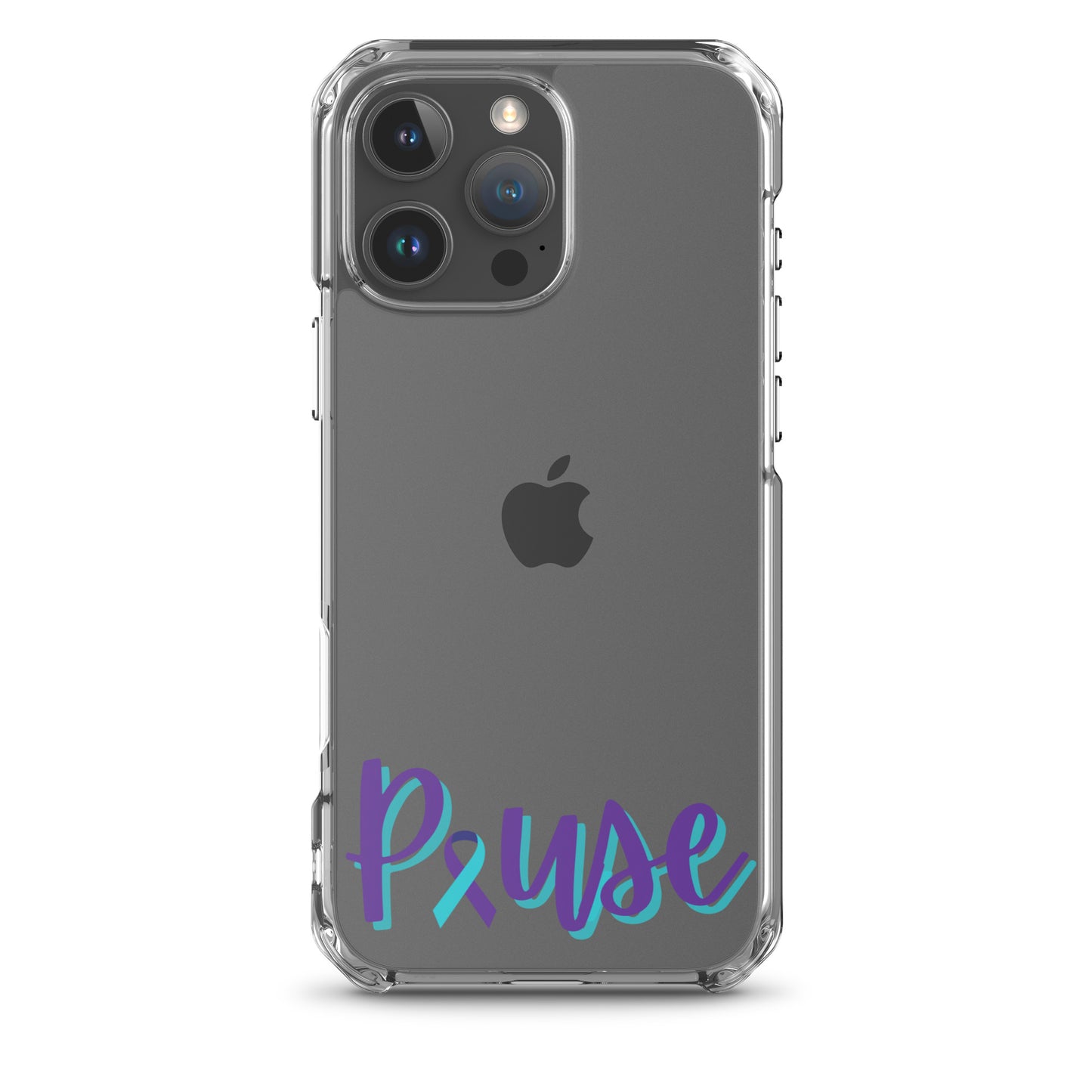 Pause Clear iPhone Case