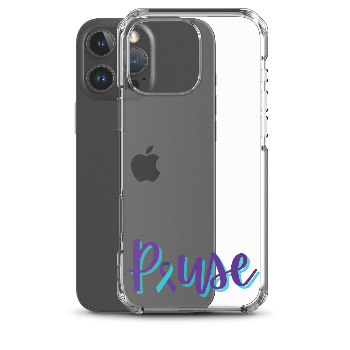 Pause Clear iPhone Case