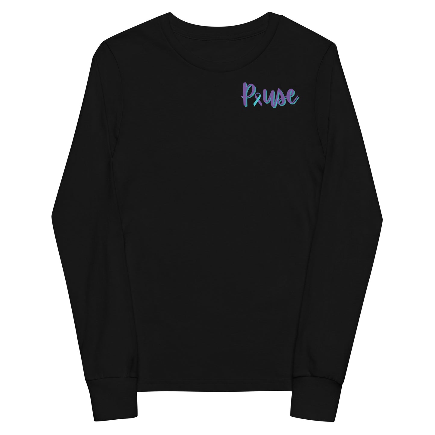 Youth Pause Ribbon Long Sleeve Shirt