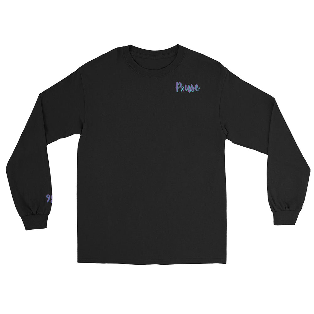 Unisex Pause Ribbon Long Sleeve Shirt