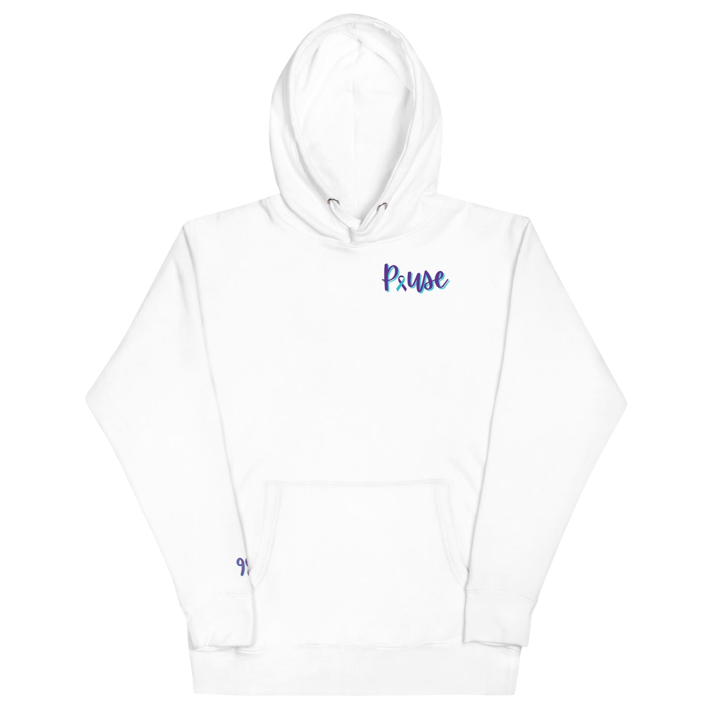 Pause Ribbon Hooded Sweatshirt