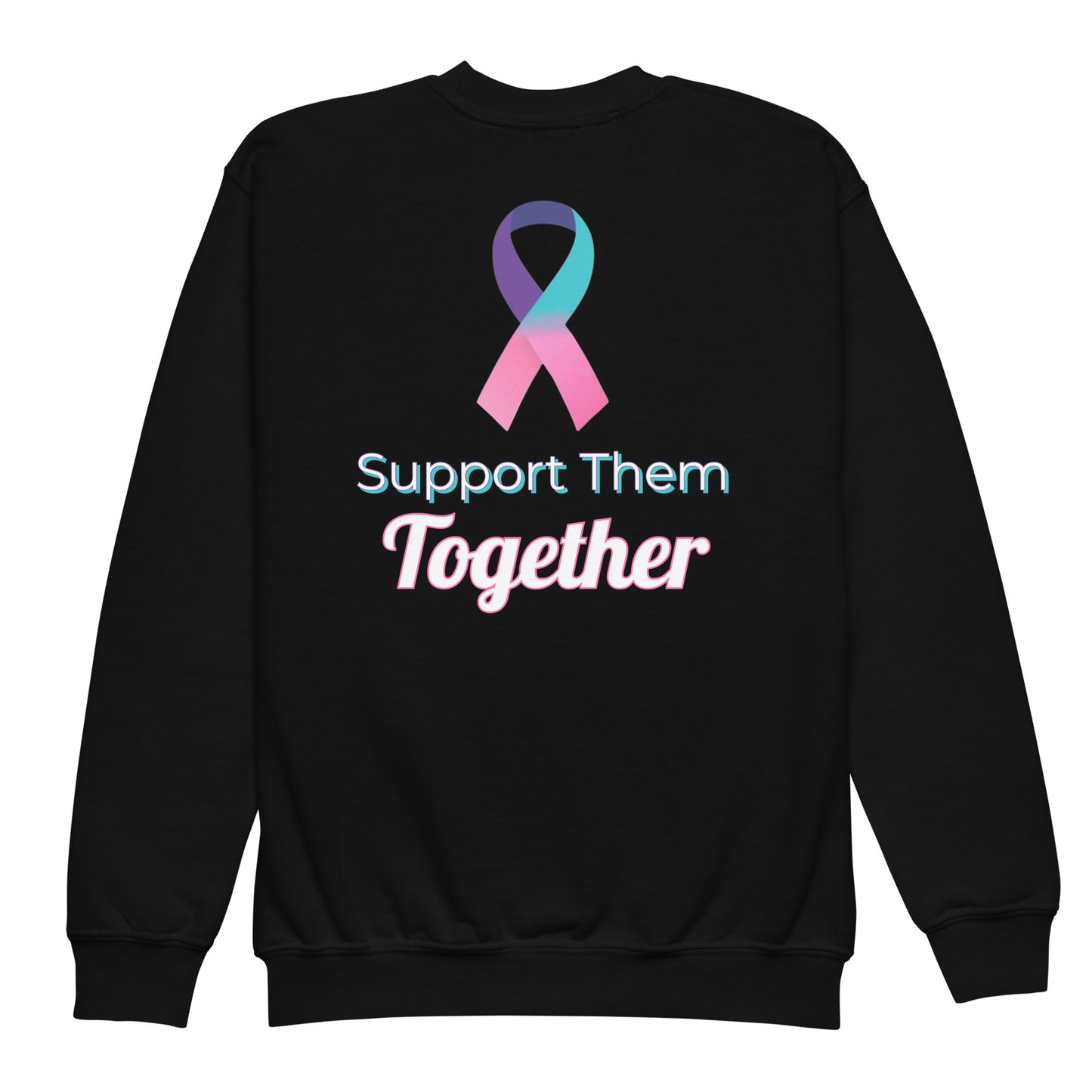 Youth Support Them Together Crewneck