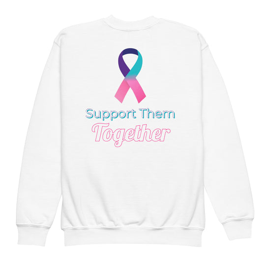 Youth Support Them Together Crewneck