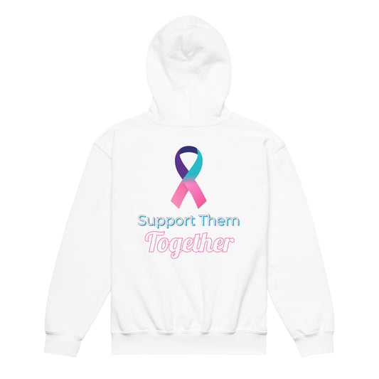 Youth Support Them Together Hooded Sweatshirt