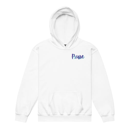 Youth Pause Ribbon Hoodie