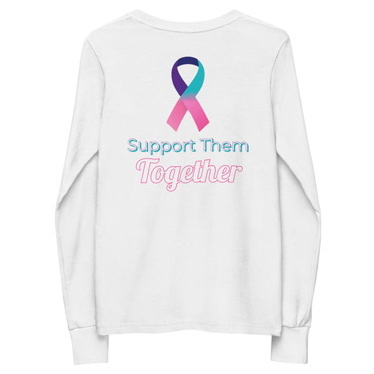 Youth Support Them Together Long Sleeve Shirt